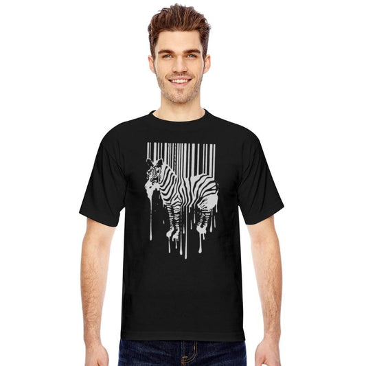 Banksy Street Art Zebra Bar Code