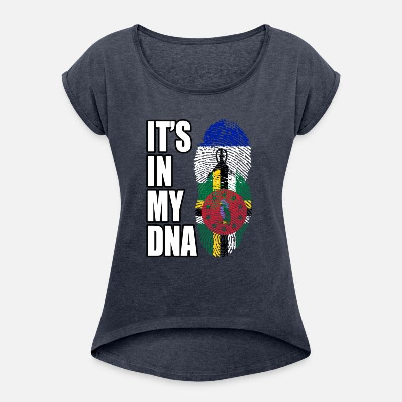 Basotho And Dominica Mix Heritage DNA Flag