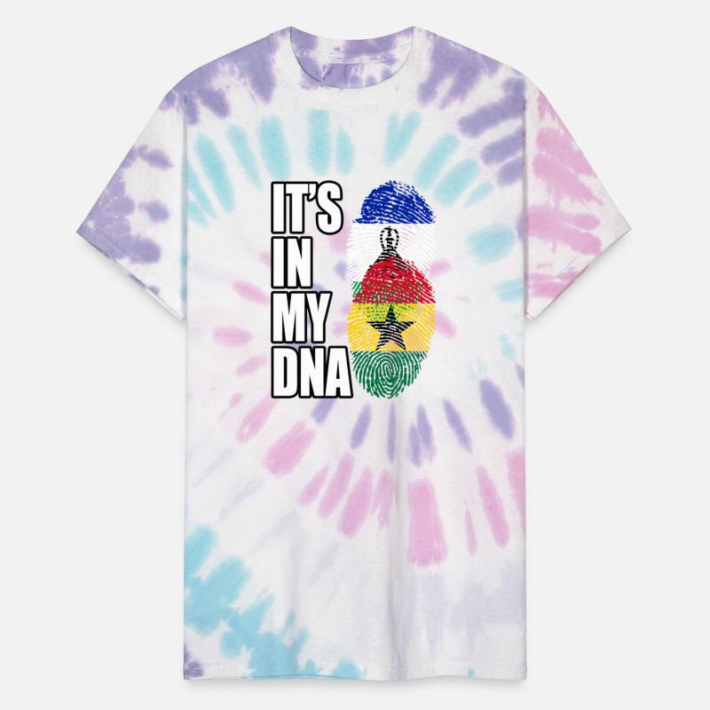 Basotho And Ghanaian Mix Heritage DNA Flag