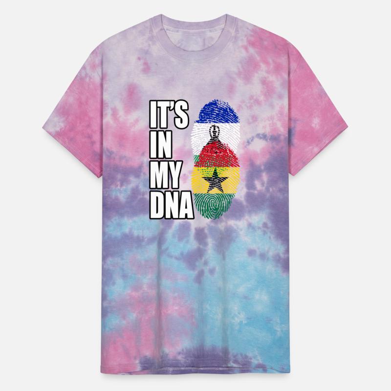 Basotho And Ghanaian Mix Heritage DNA Flag