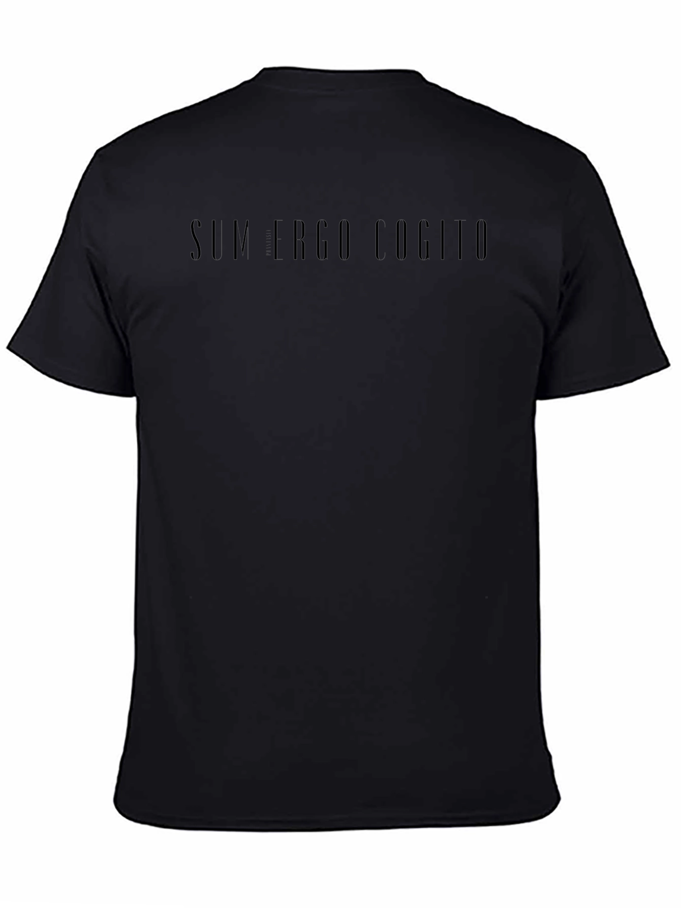 Sum Virgo Cogito Black T-Shirt