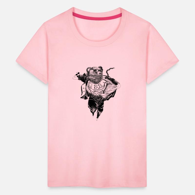 Bear, Grizzly, black, Super Hero! Parody Fun art!