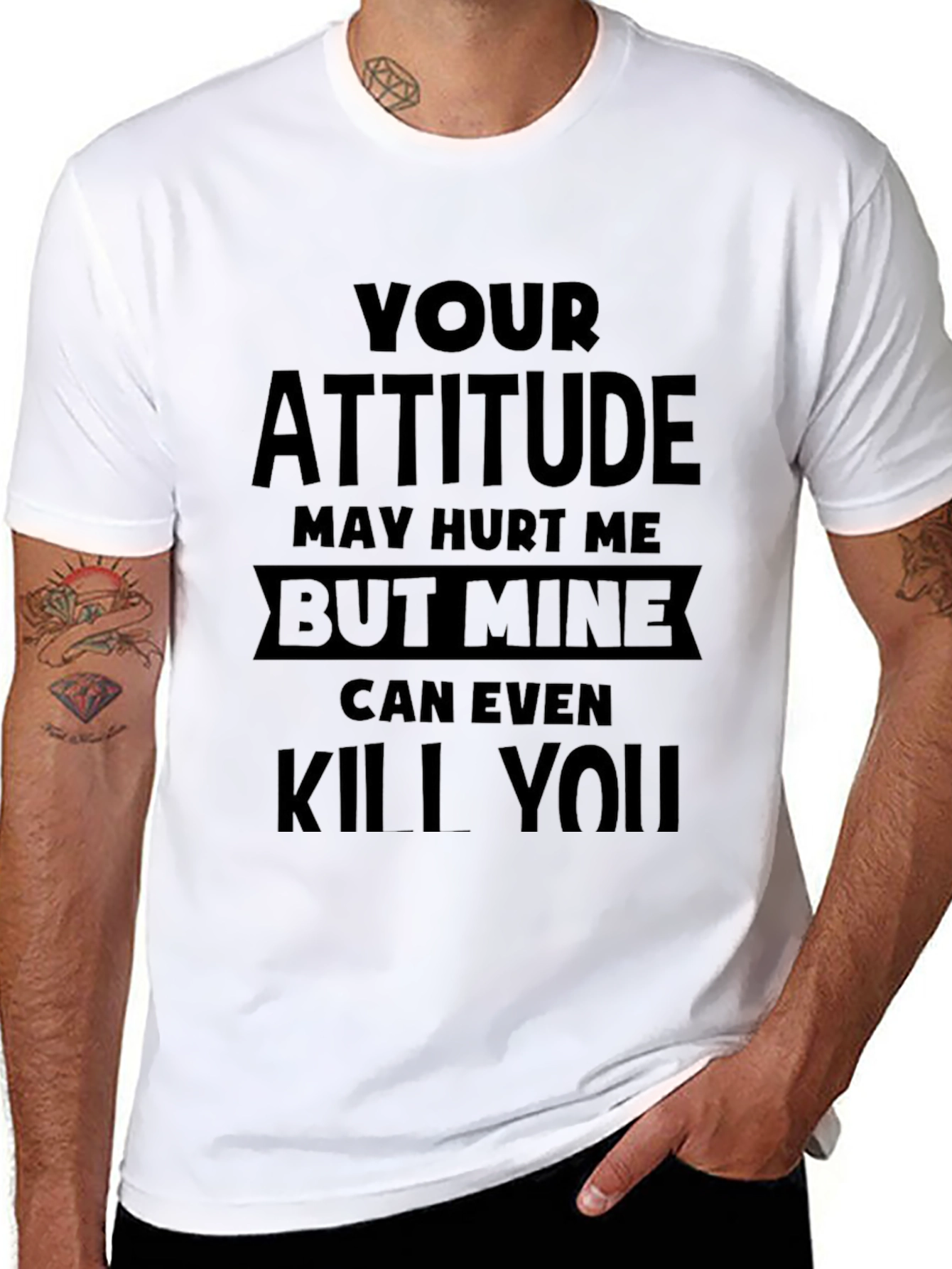 Attitude Statement Graphic T-Shirt