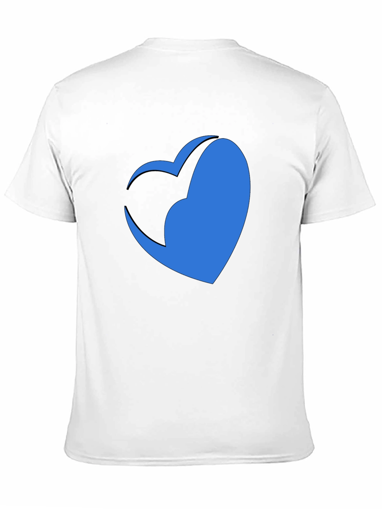Modern Heart Graphic Tee - Stylish Casual Comfort