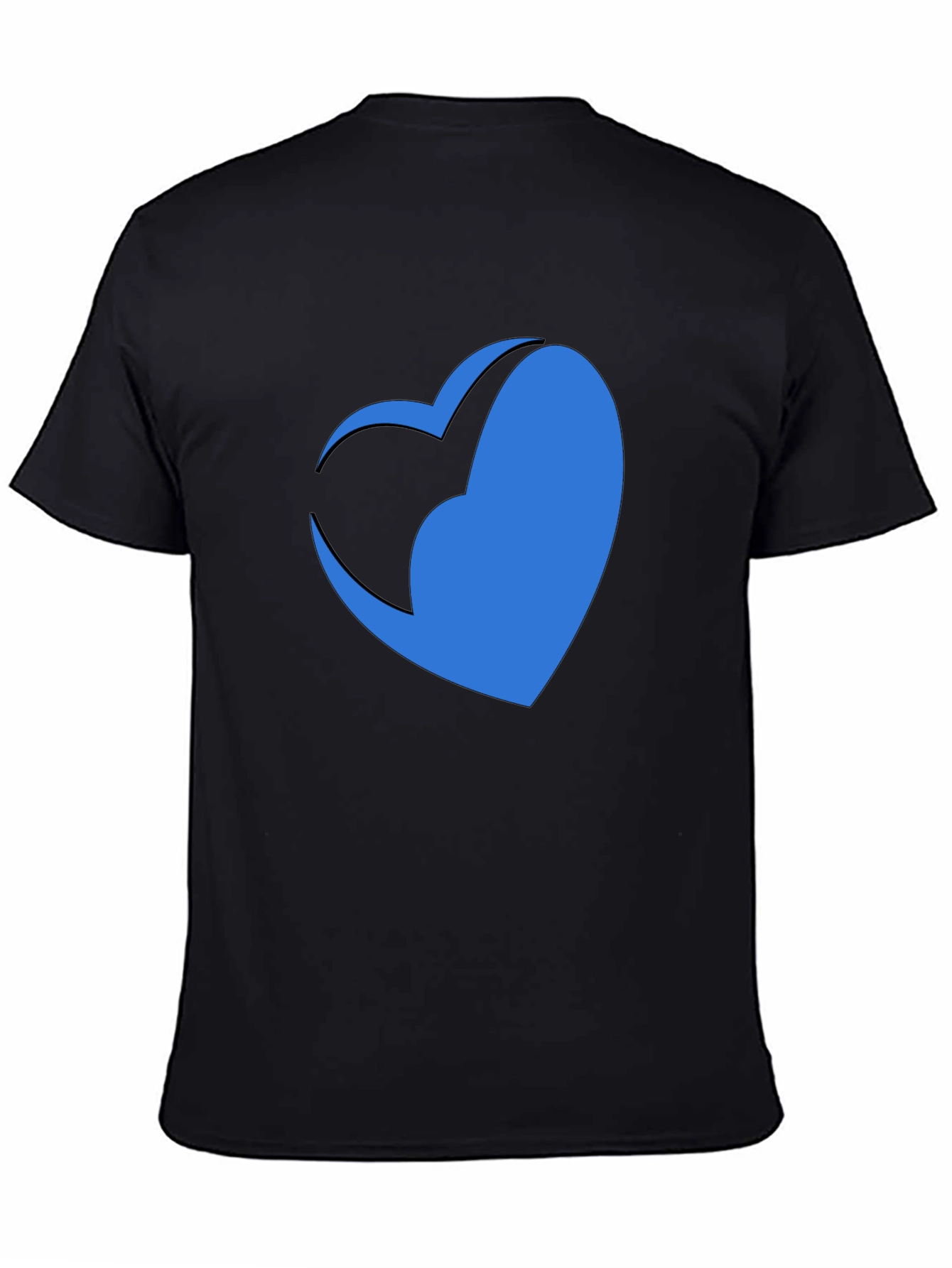 Modern Heart Graphic Tee - Stylish Casual Comfort