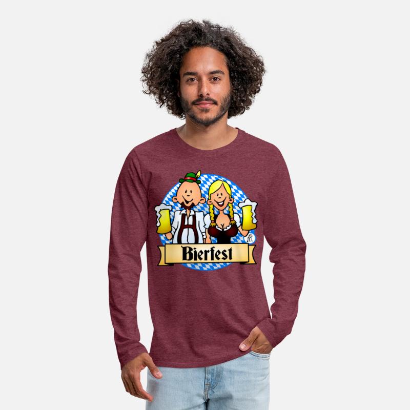 Bierfest in dirndl and lederhosen