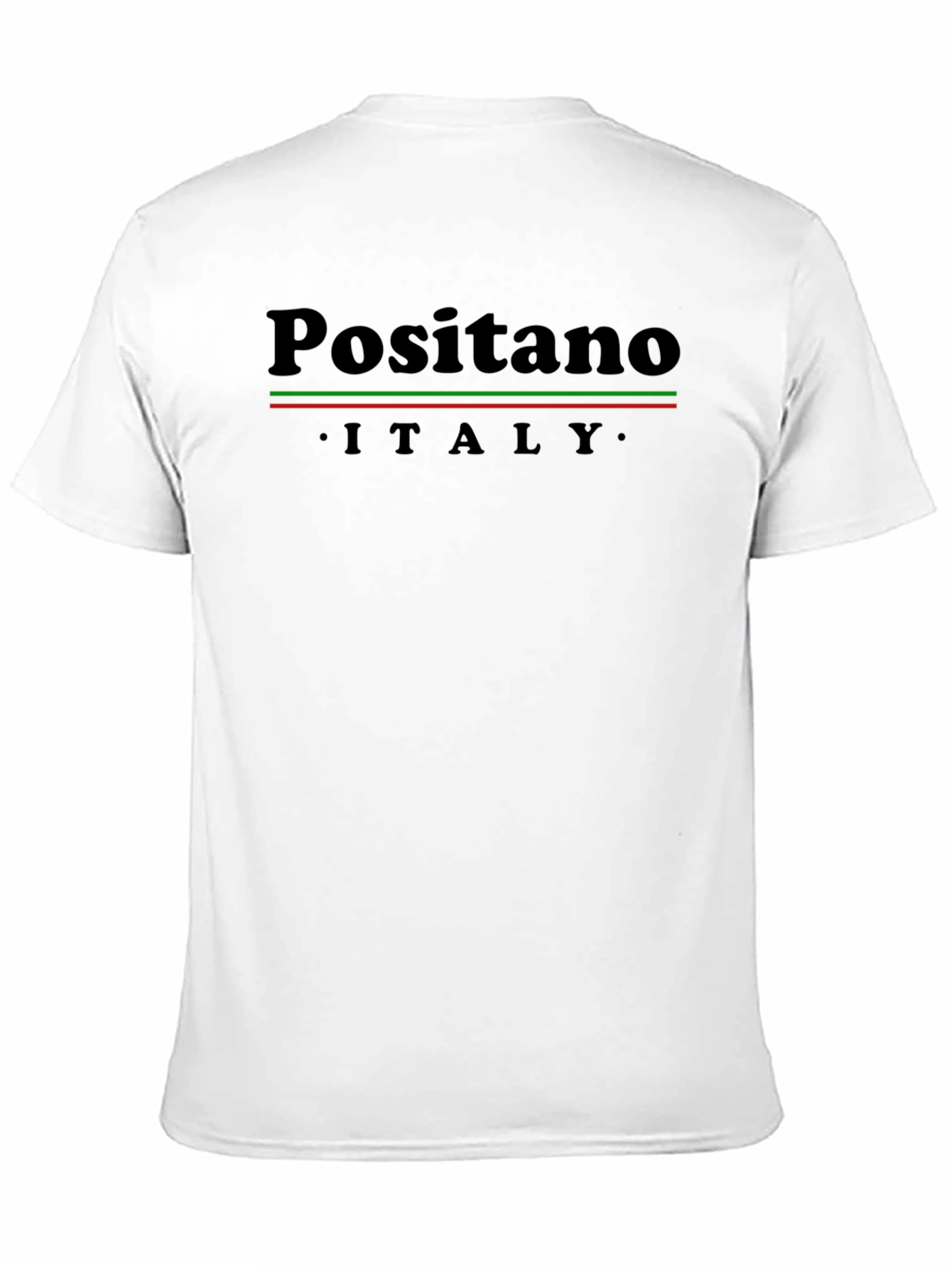 Positano Italy T-Shirt - Black Graphic Tee