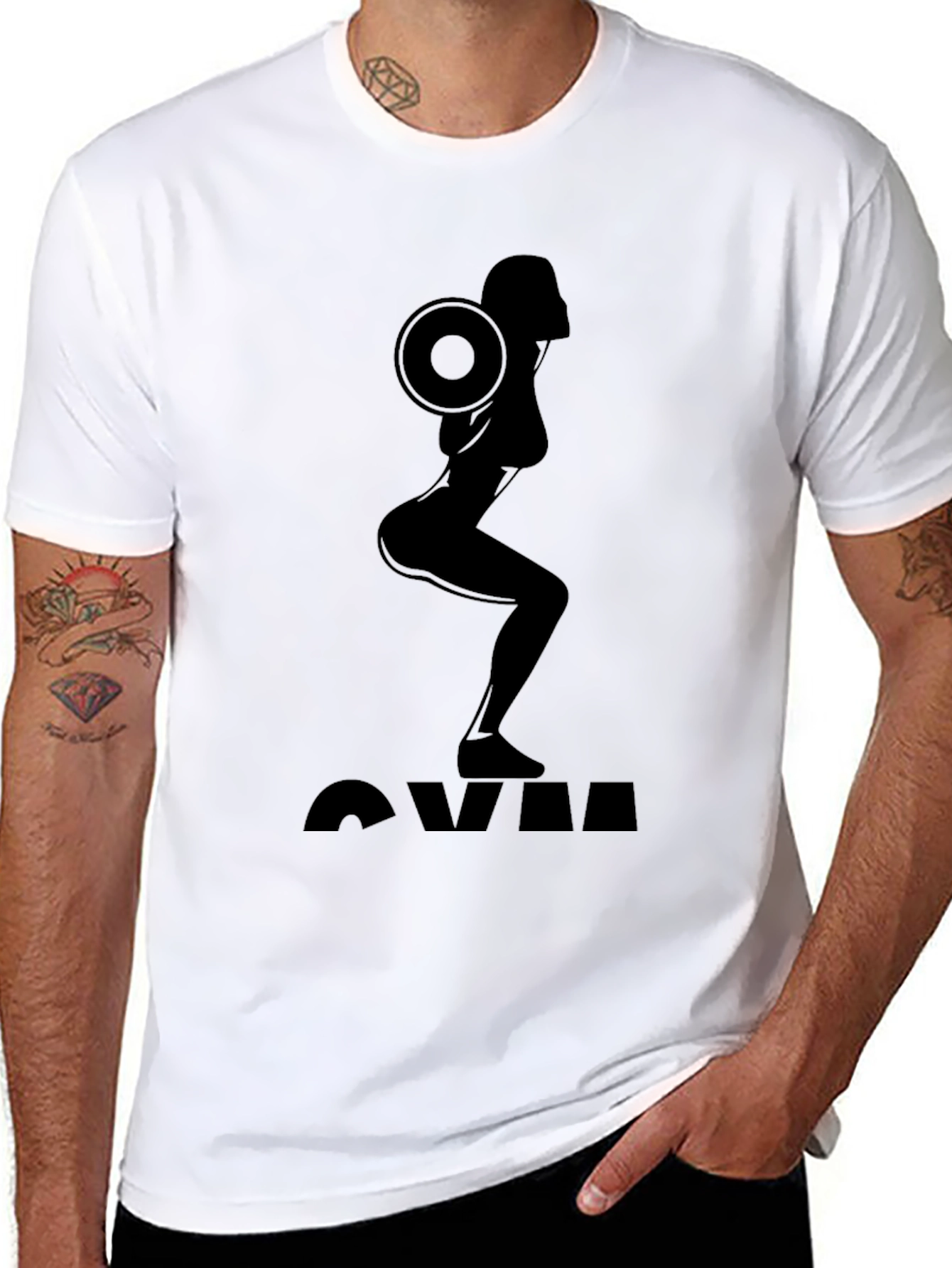 Gym Black T-Shirt