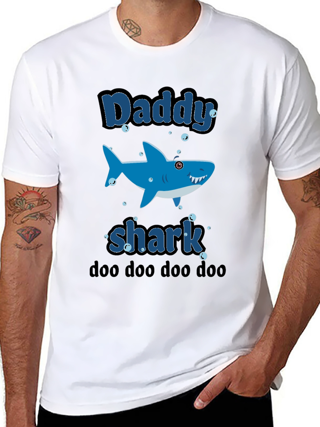 Daddy Shark Graphic Tee - Doo Doo Doo