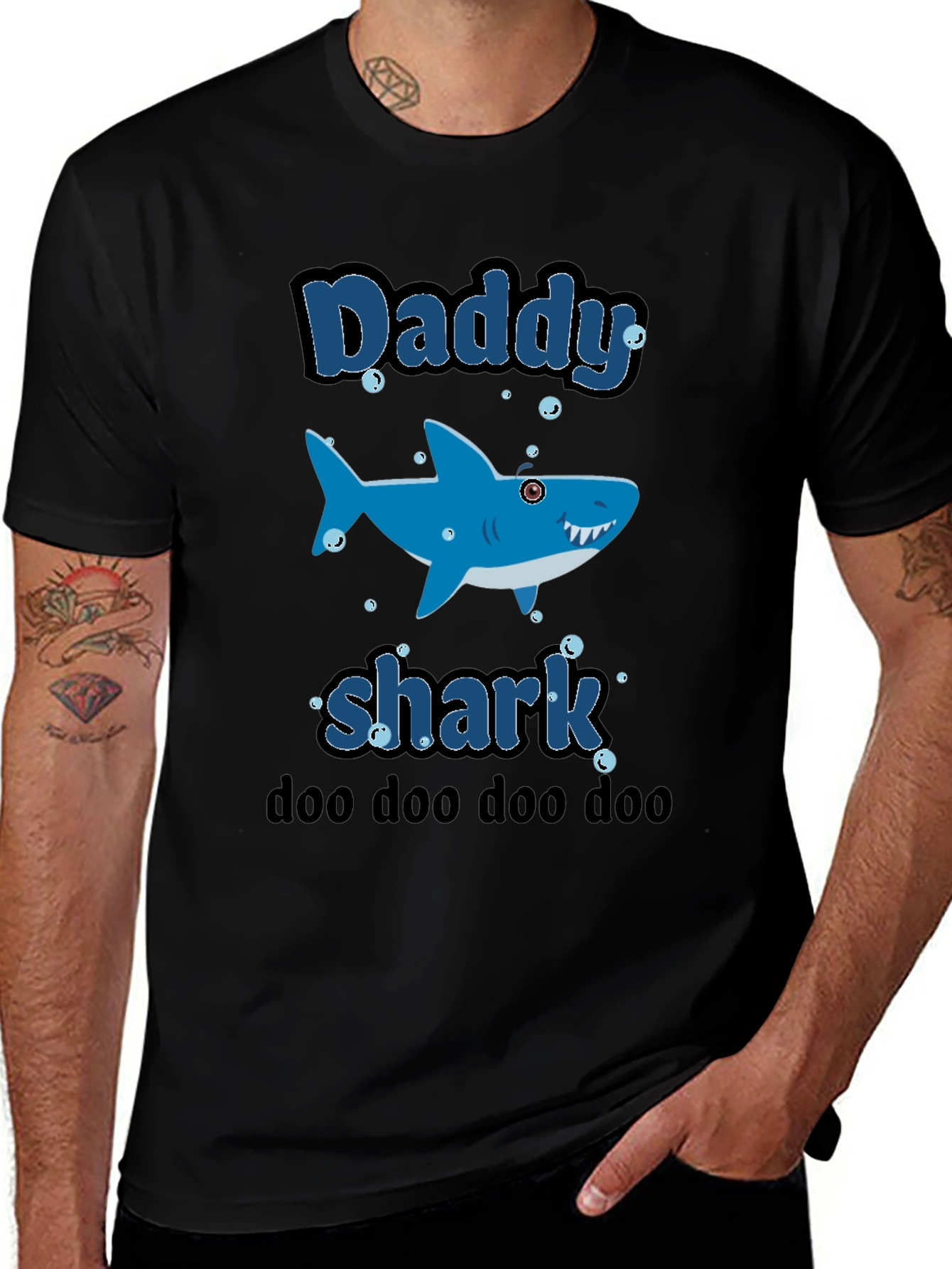 Daddy Shark Graphic Tee - Doo Doo Doo