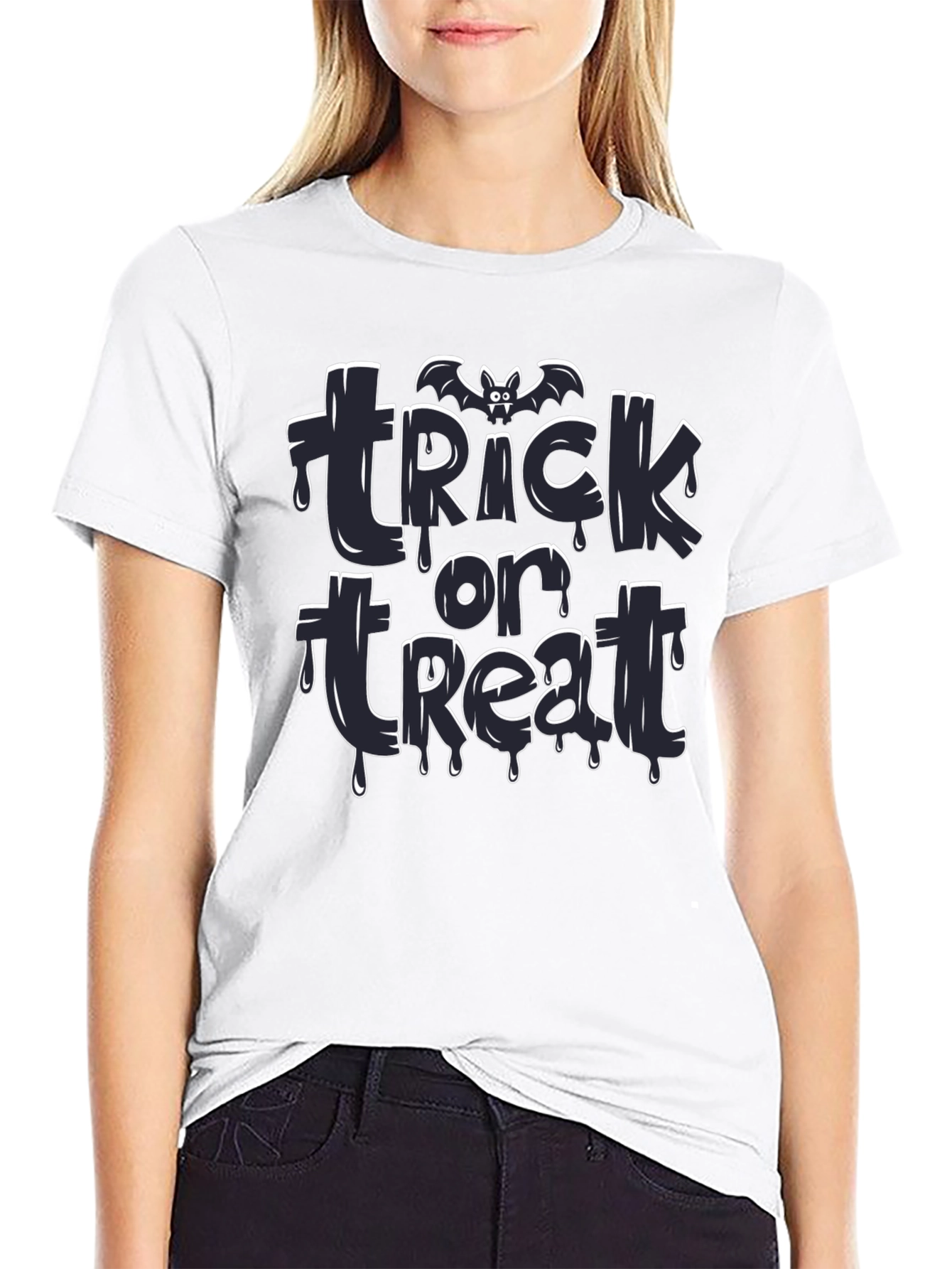 Trick or Treat Graphic Tee - Halloween Shirt