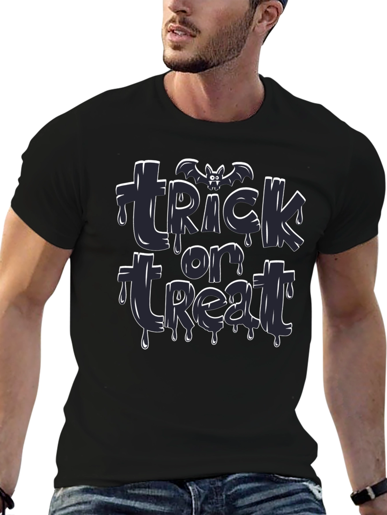 Trick or Treat Graphic Tee - Halloween Shirt
