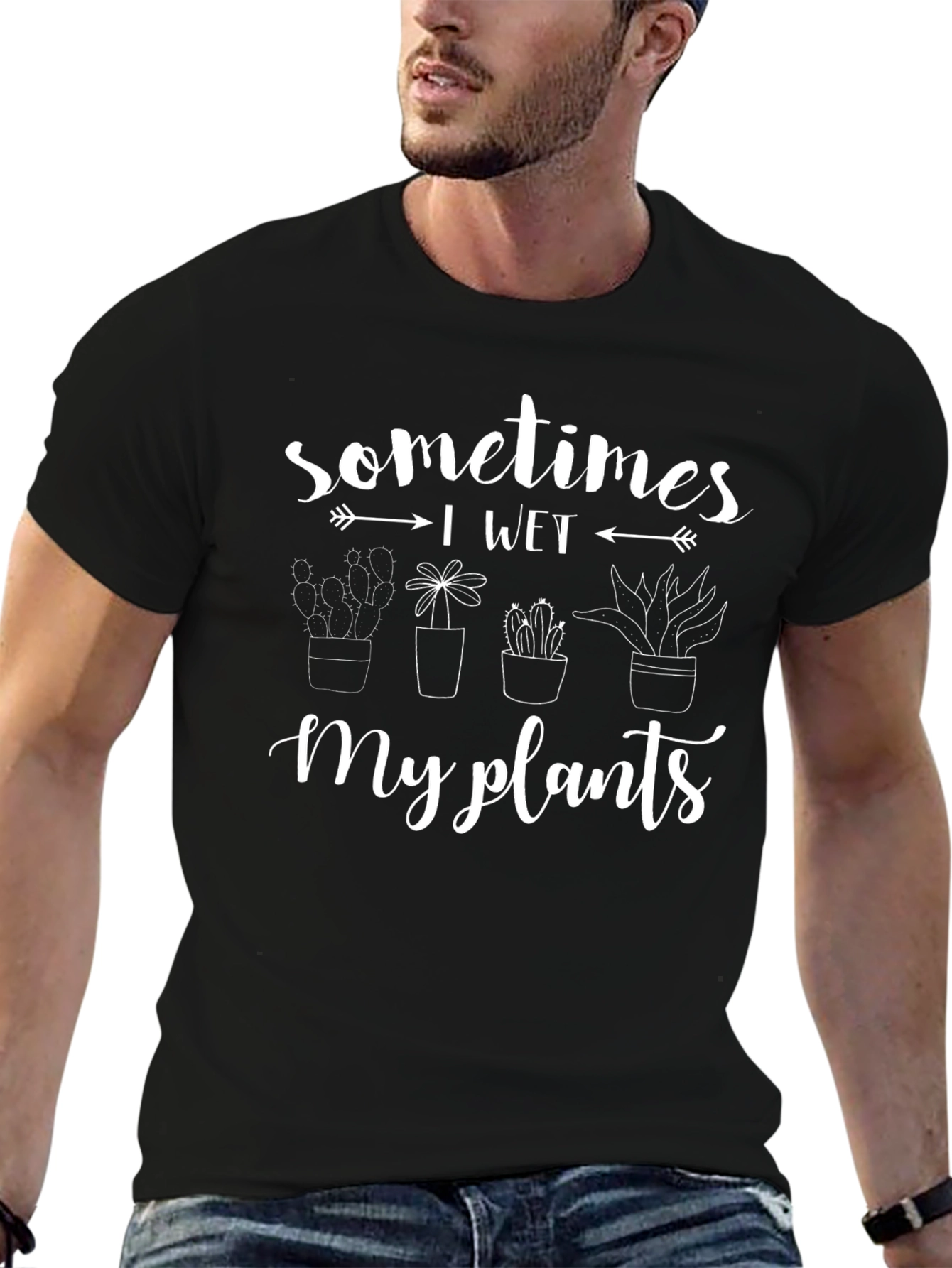 Funny I Wet My Plants T-Shirt