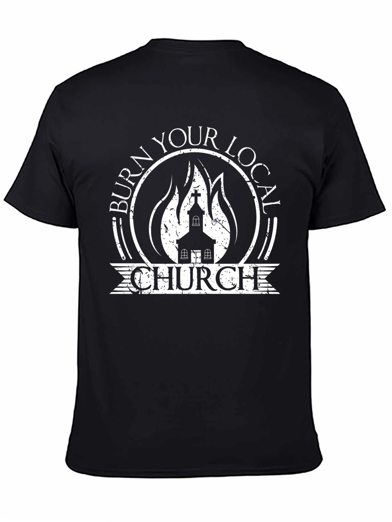 Burn Your Local Church Graphic T-Shirt