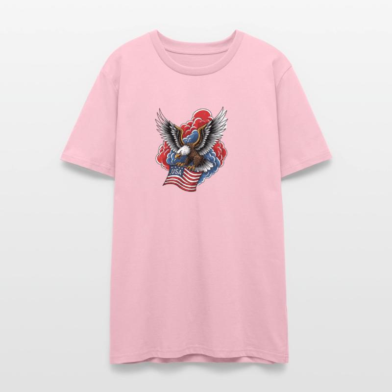 Bold American Eagle – Patriotic Flag Art