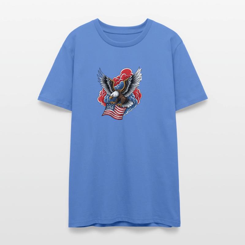 Bold American Eagle – Patriotic Flag Art