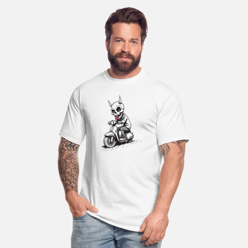 Born to Be Wild - Skull Devil on Scooter