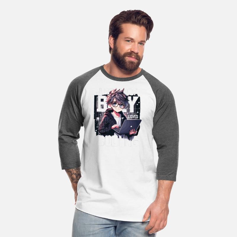 boy working with laptop, just boy loves coding