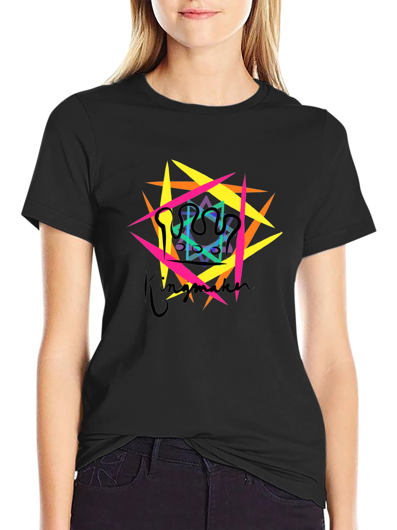 Kingmaker Graphic Tee - Mens Black T-Shirt