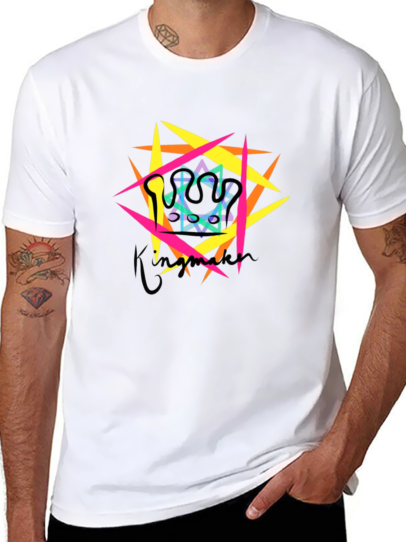 Kingmaker Graphic Tee - Mens Black T-Shirt