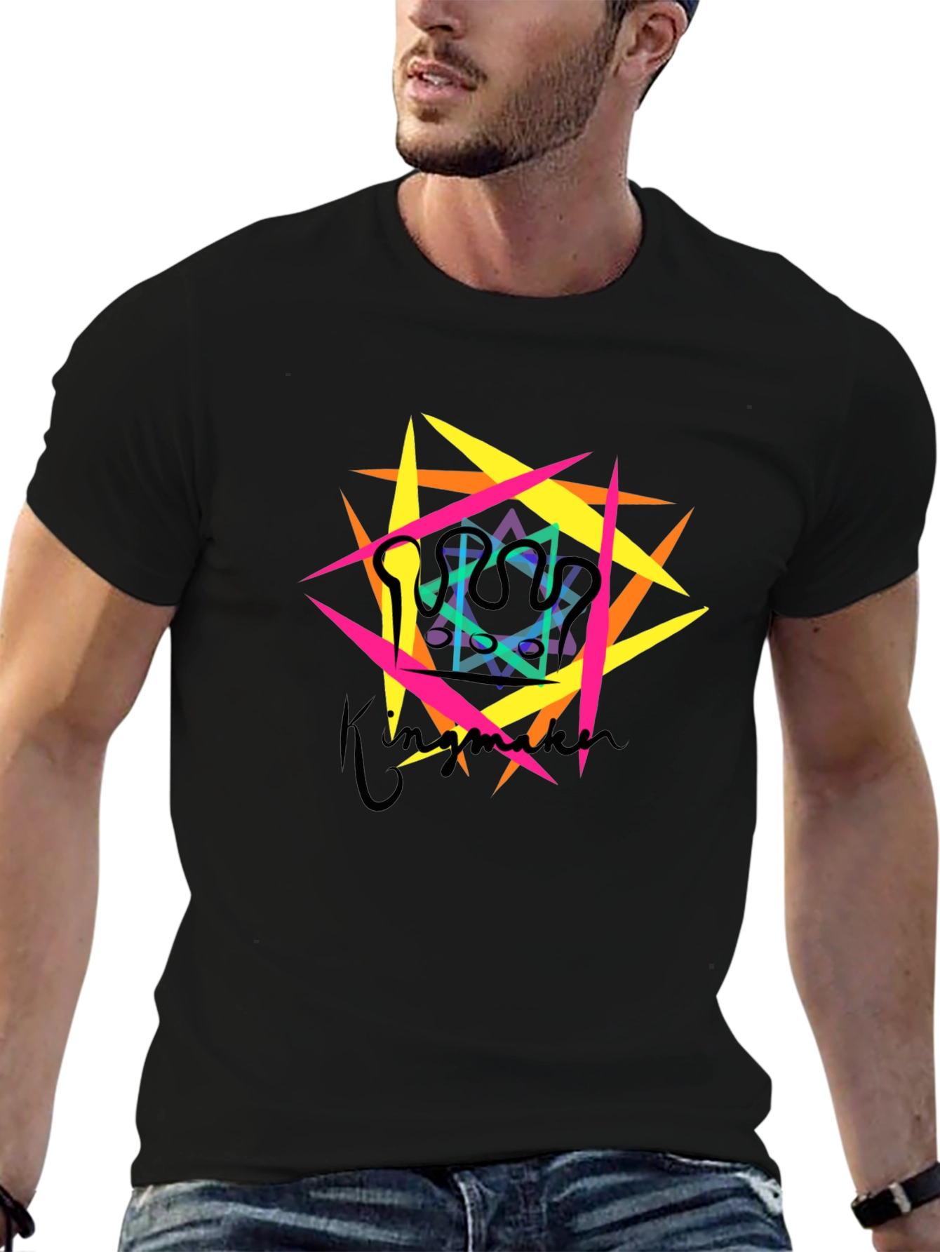 Kingmaker Graphic Tee - Mens Black T-Shirt