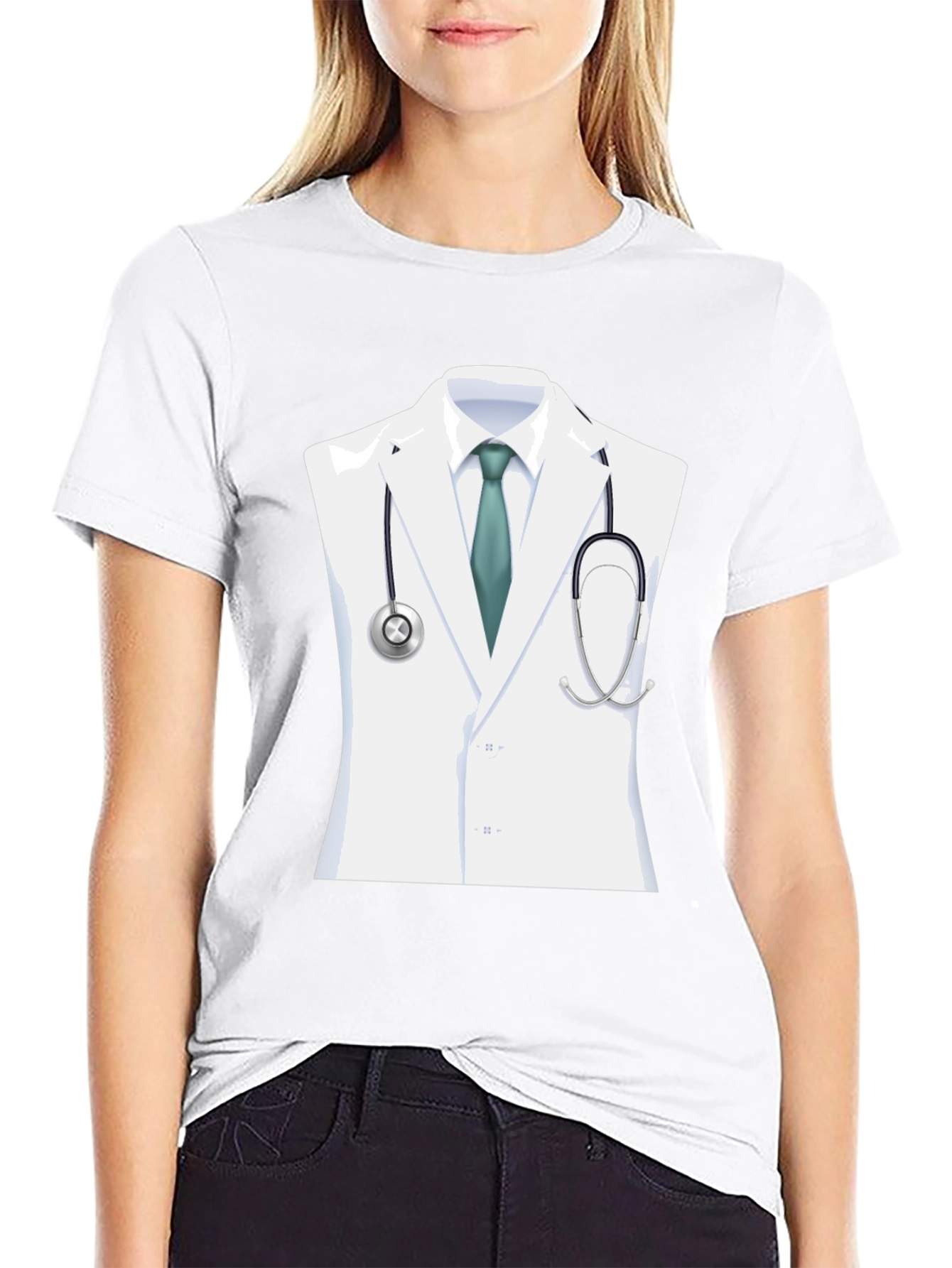 Doctor Costume T-Shirt - Medical Professional Design