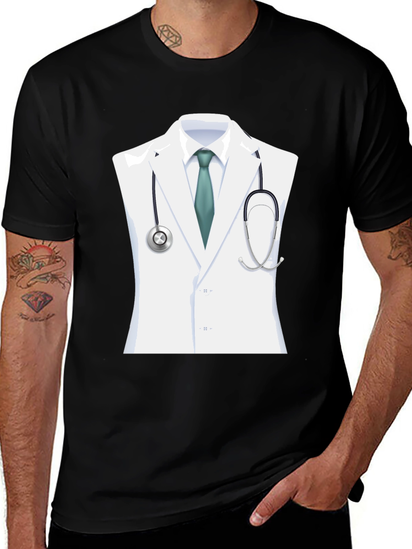 Doctor Costume T-Shirt - Medical Professional Design