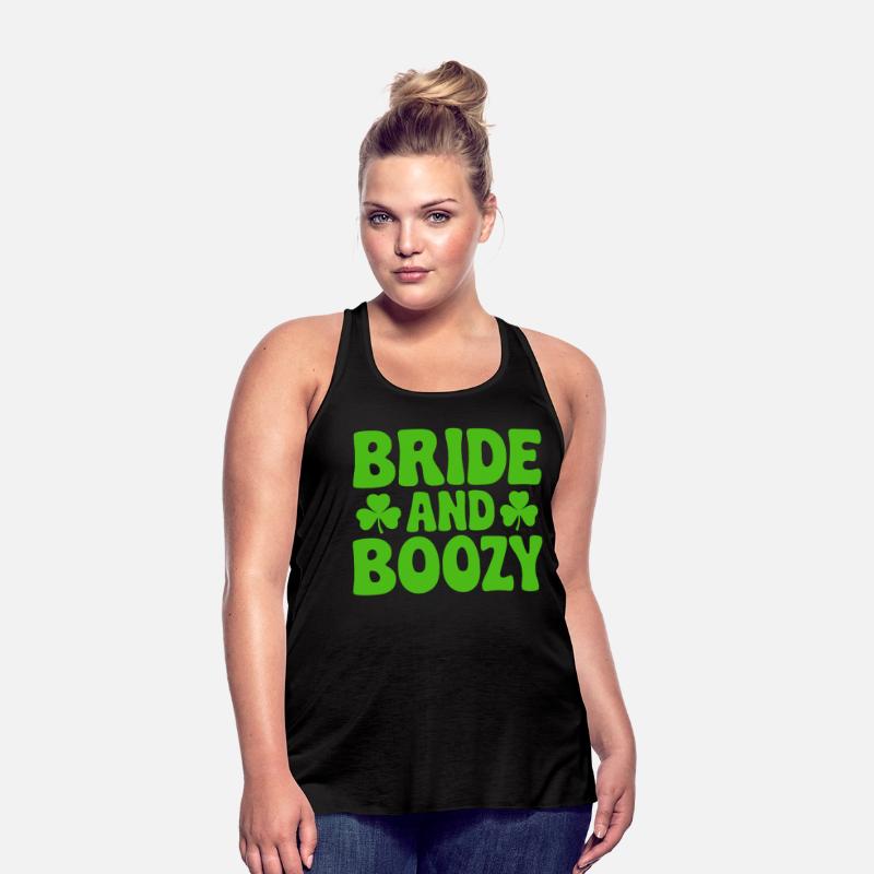 Bride and Boozy Irish St Patrick's Day Funny Shamr