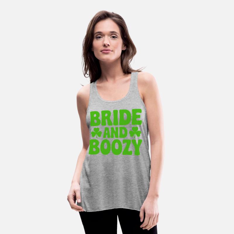 Bride and Boozy Irish St Patrick's Day Funny Shamr