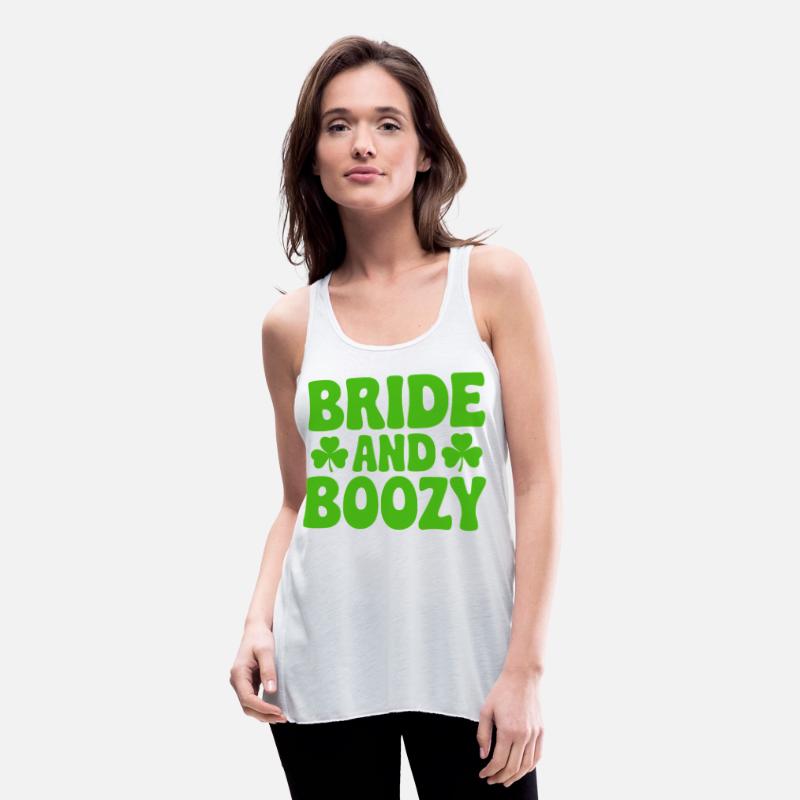 Bride and Boozy Irish St Patrick's Day Funny Shamr