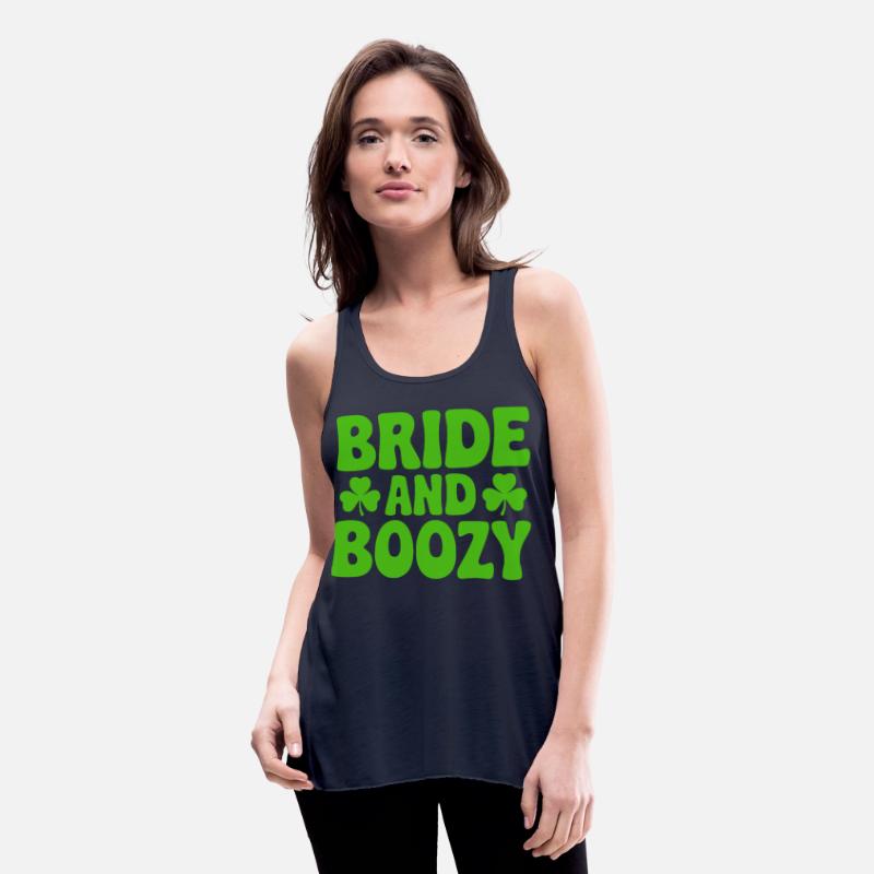 Bride and Boozy Irish St Patrick's Day Funny Shamr