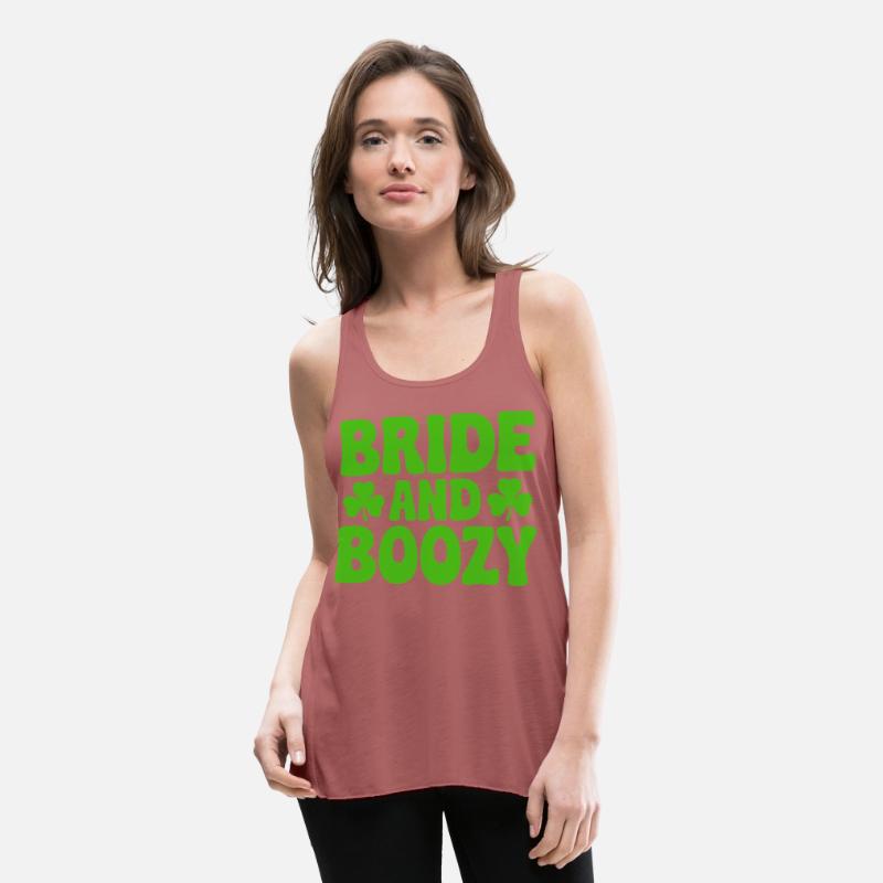 Bride and Boozy Irish St Patrick's Day Funny Shamr
