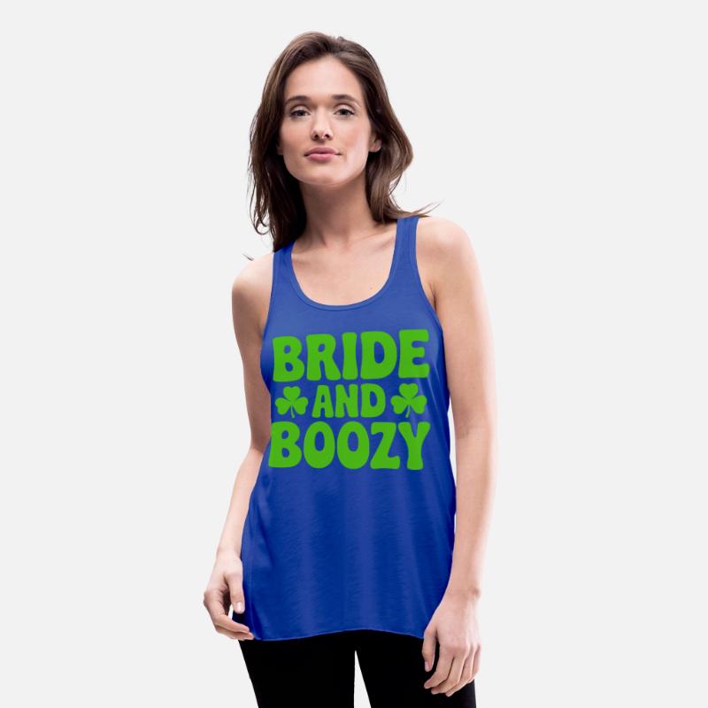 Bride and Boozy Irish St Patrick's Day Funny Shamr