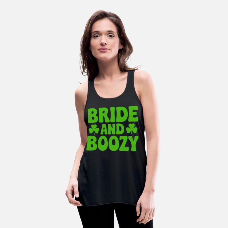 Bride and Boozy Irish St Patrick's Day Funny Shamr
