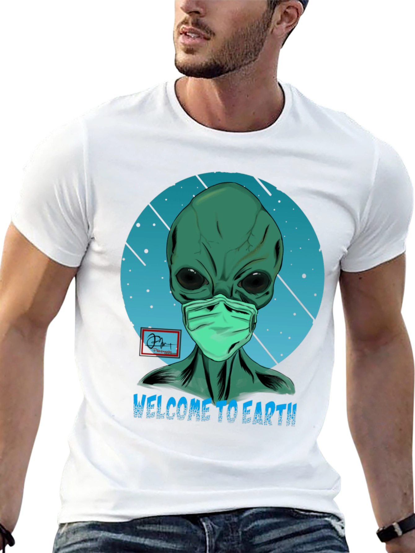 Welcome Alien T-Shirt - Funny Graphic Tee