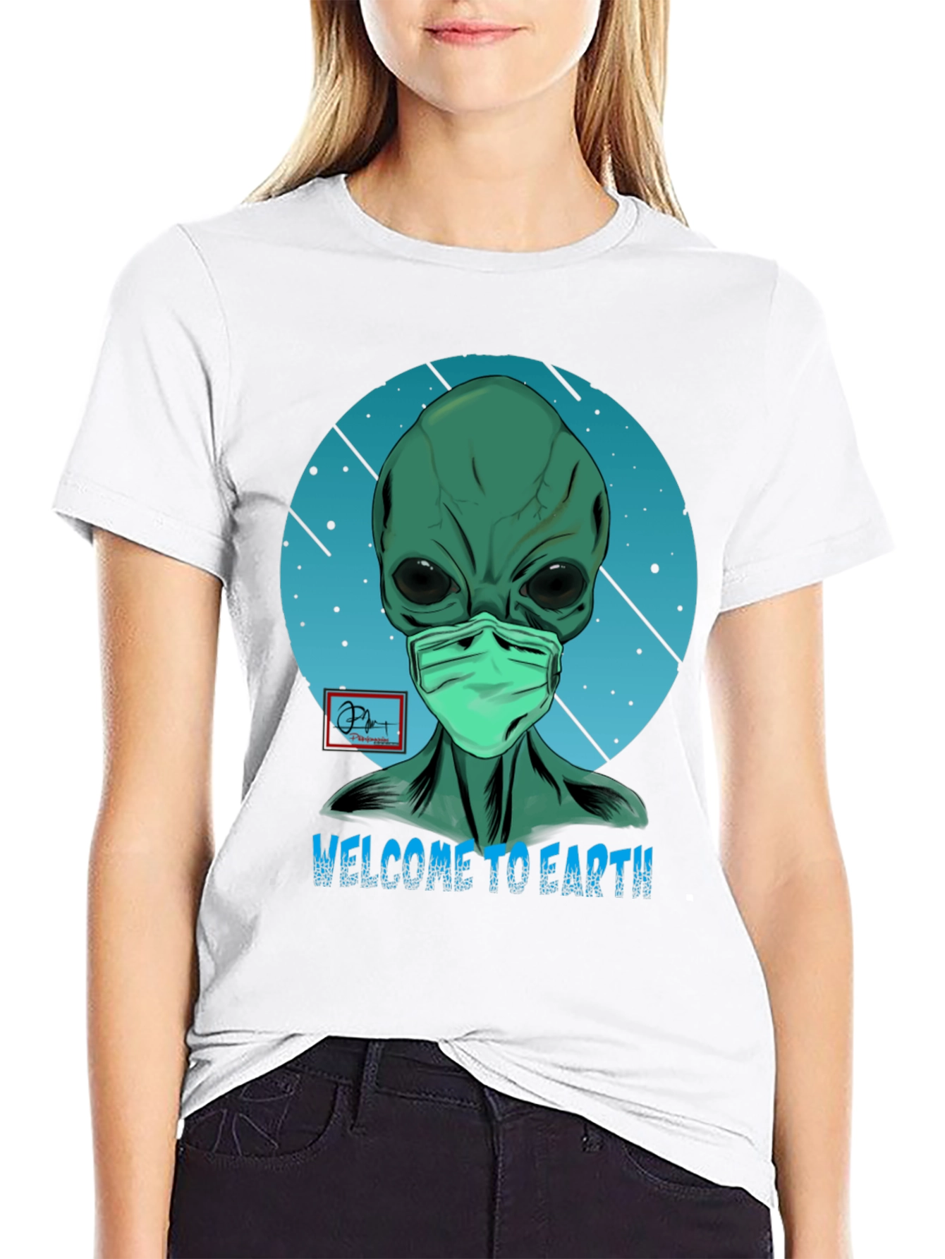 Welcome Alien T-Shirt - Funny Graphic Tee