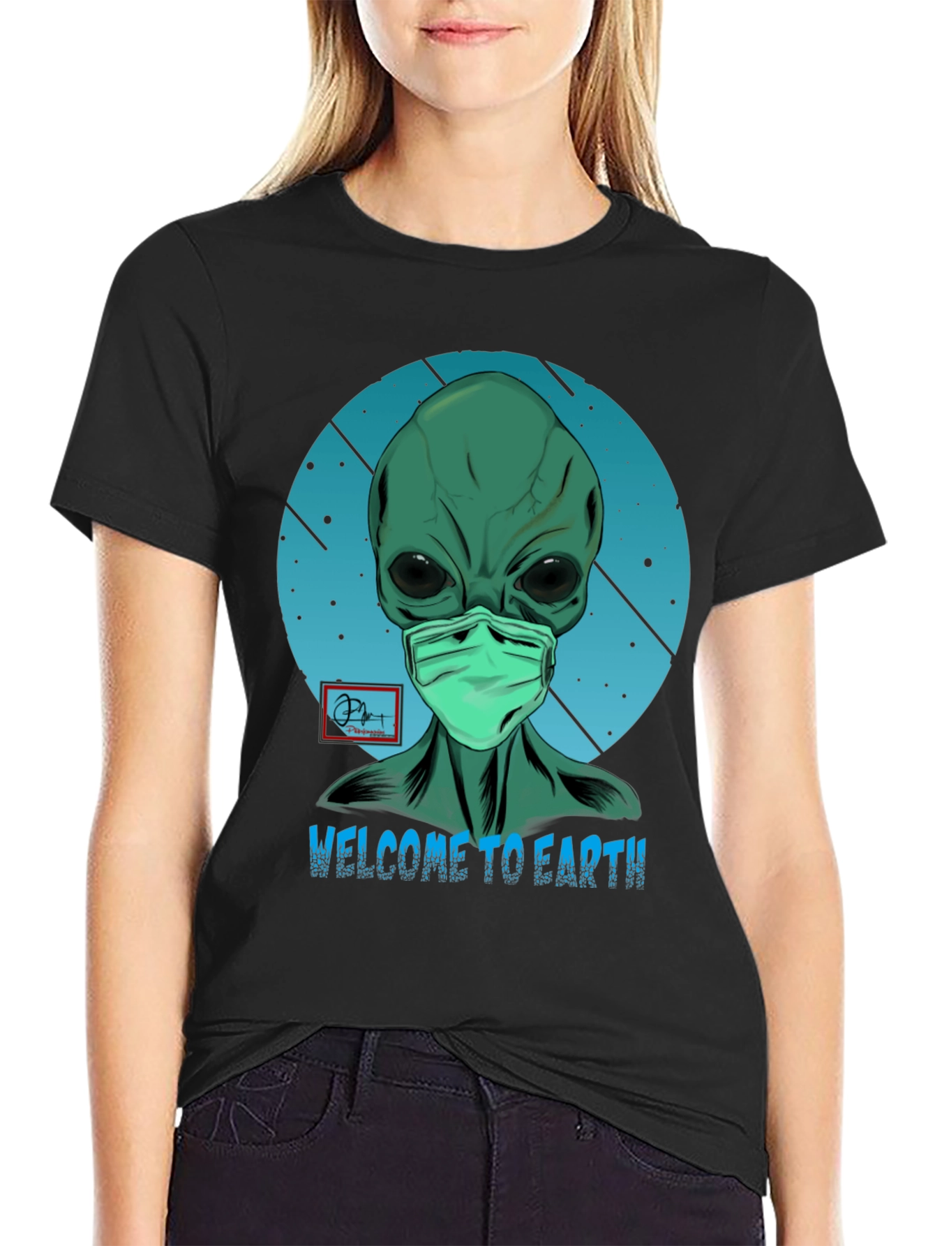 Welcome Alien T-Shirt - Funny Graphic Tee