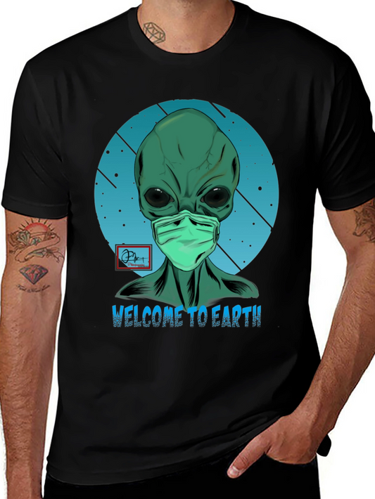 Welcome Alien T-Shirt - Funny Graphic Tee