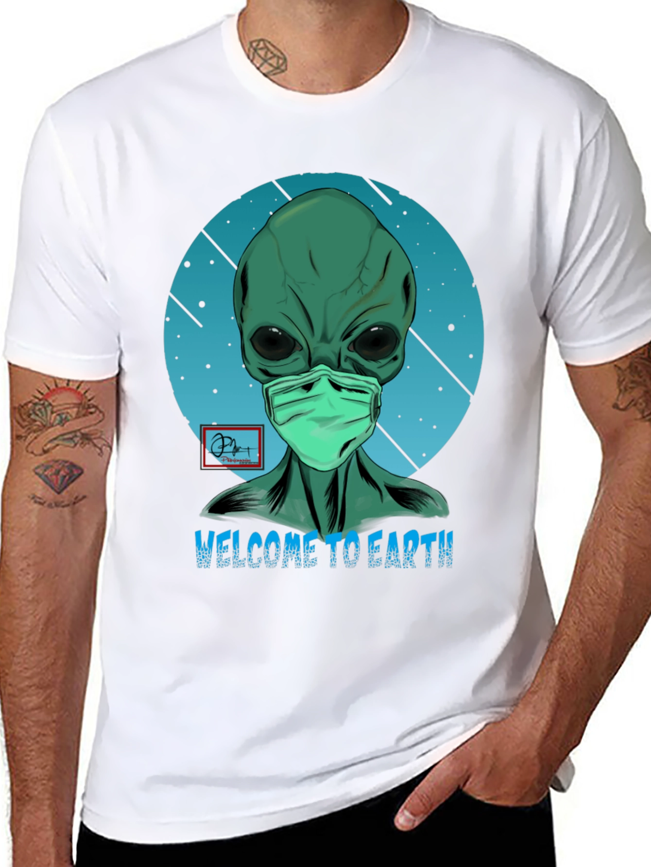 Welcome Alien T-Shirt - Funny Graphic Tee