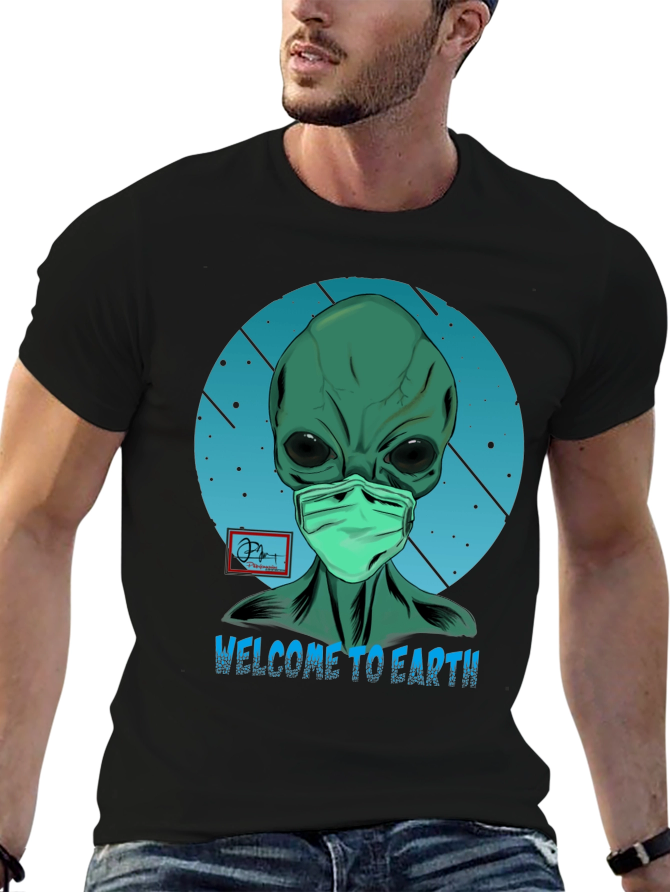 Welcome Alien T-Shirt - Funny Graphic Tee