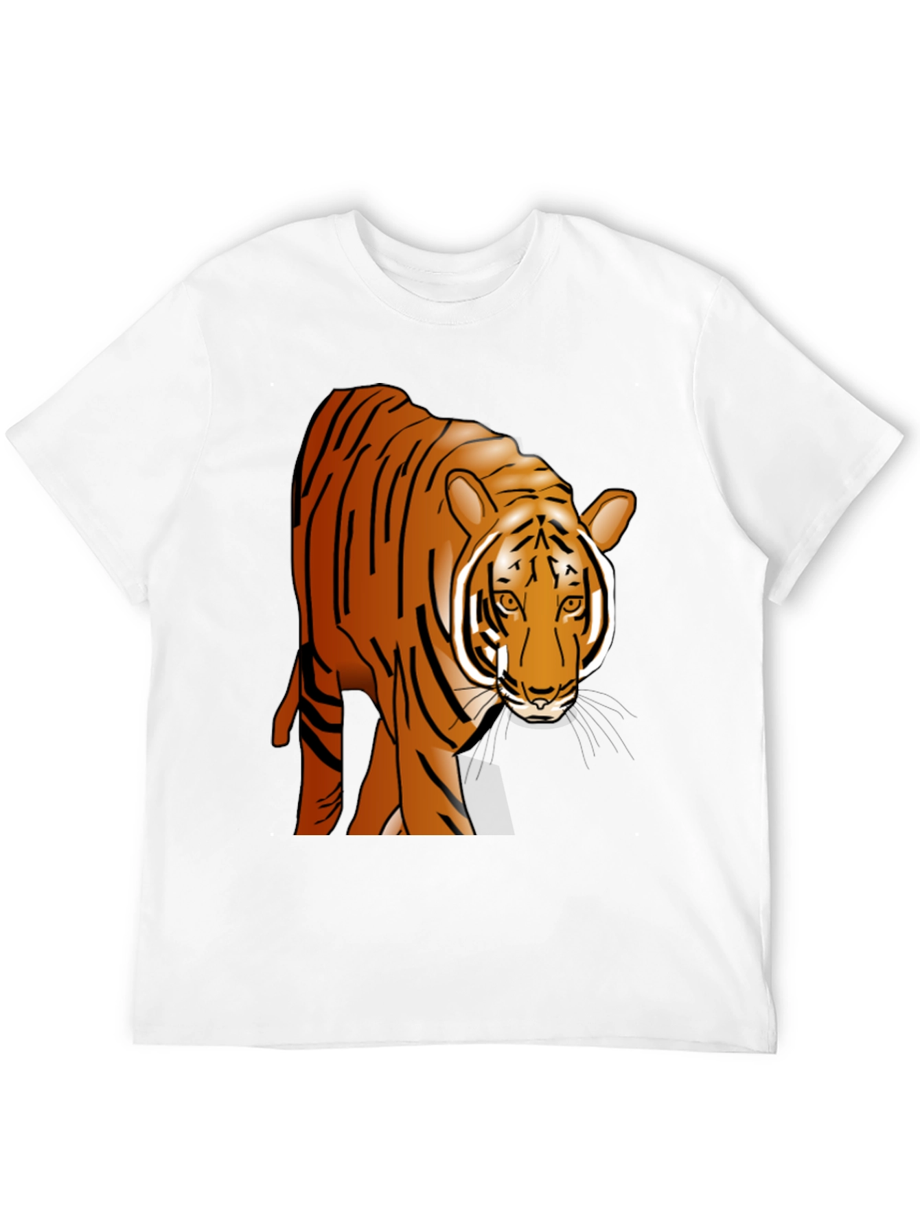 Tiger Graphic Black T-Shirt - Wildlife Tee