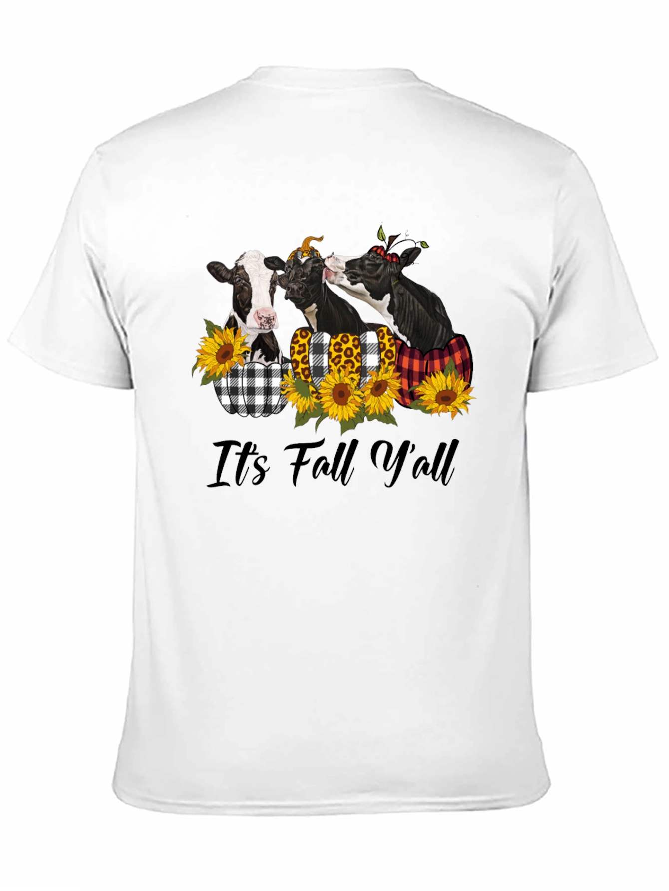 Its Fall Yall Cow T-Shirt