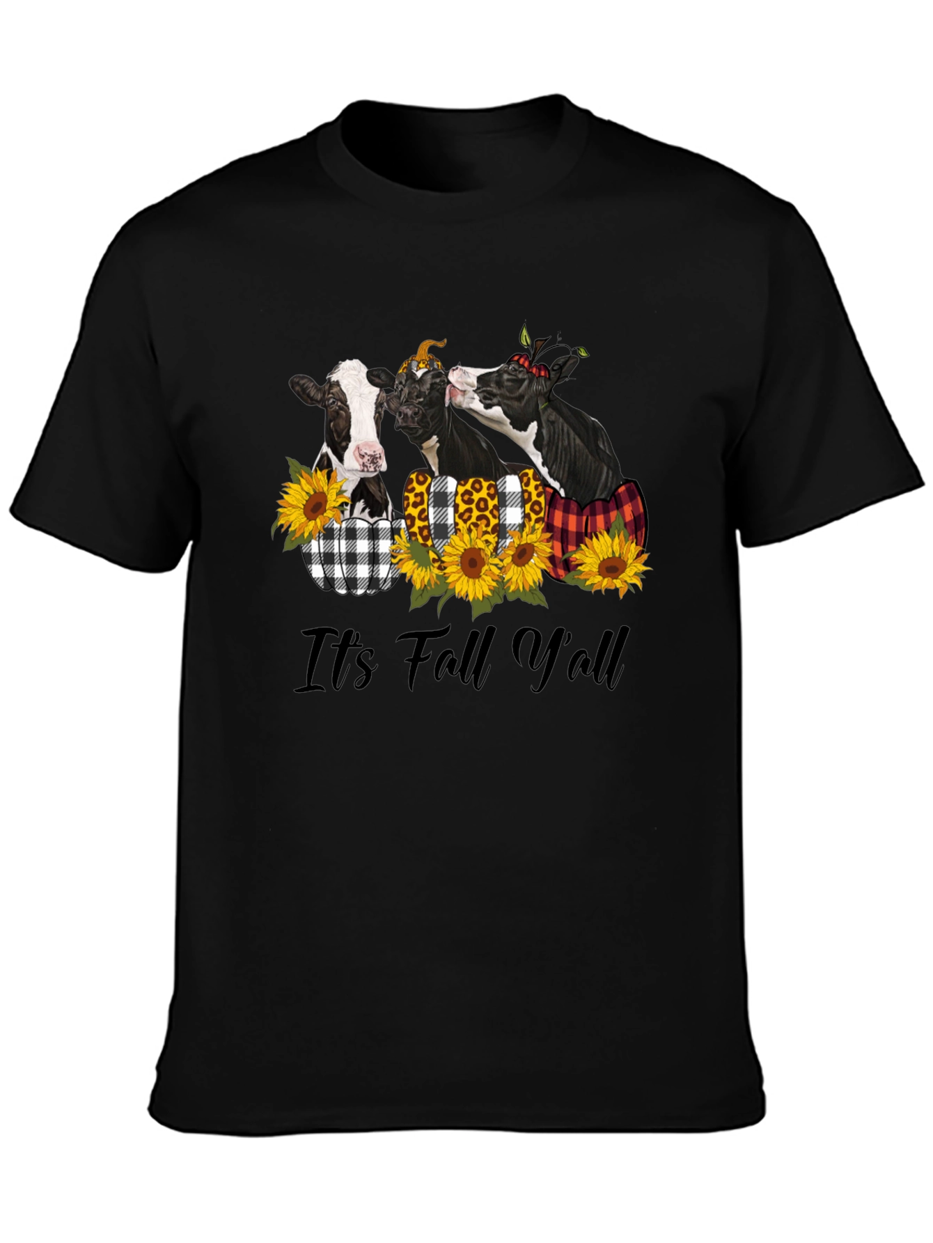 Its Fall Yall Cow T-Shirt