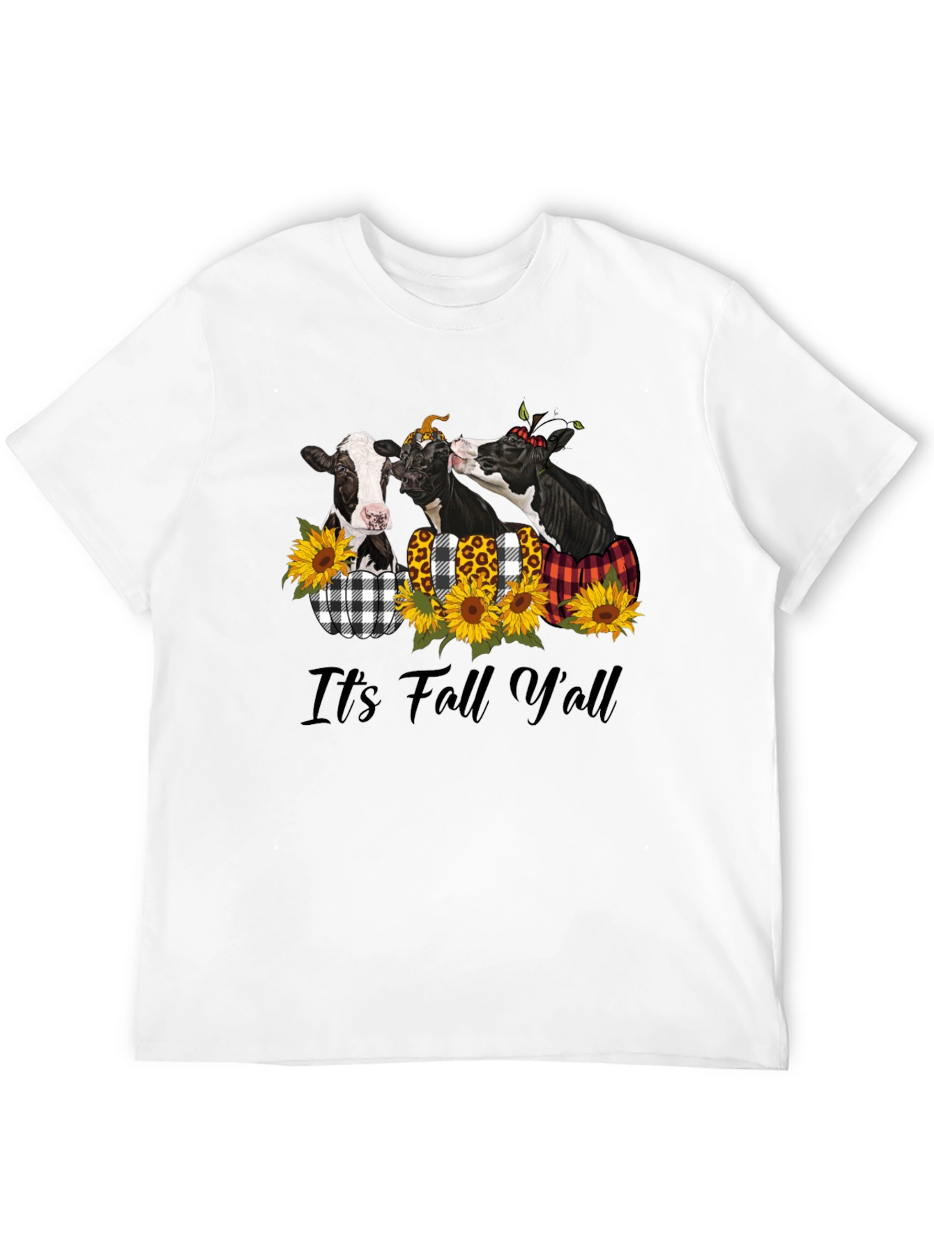 Its Fall Yall Cow T-Shirt