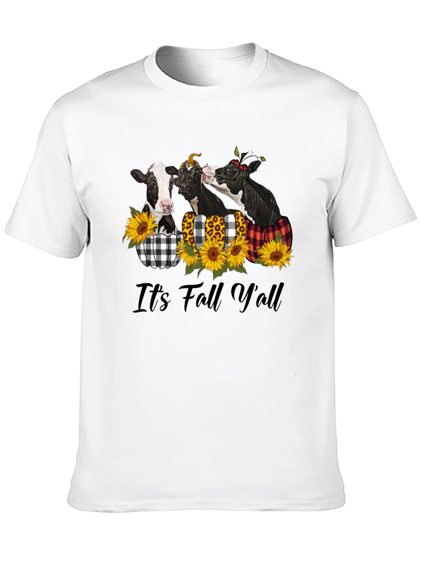 Its Fall Yall Cow T-Shirt