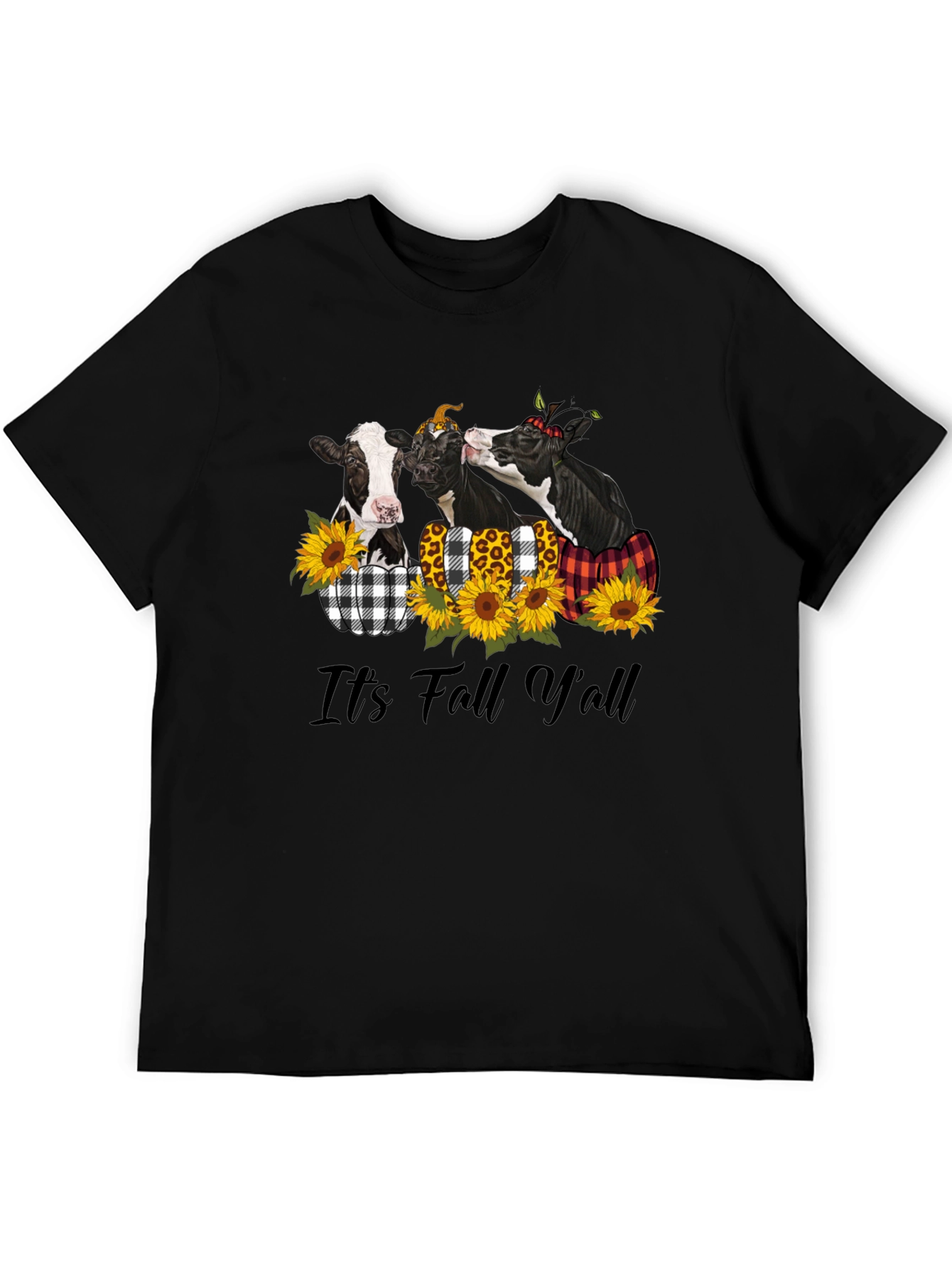 Its Fall Yall Cow T-Shirt