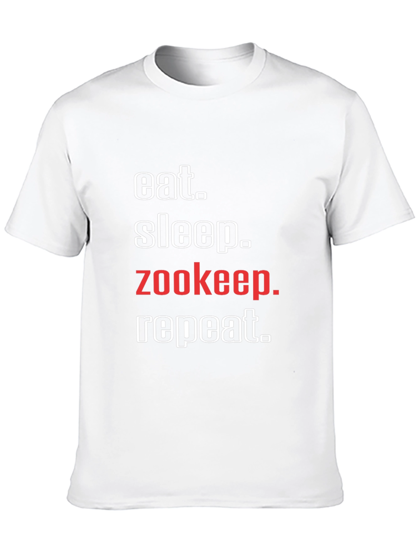 Eat Sleep Zookeep Repeat T-Shirt