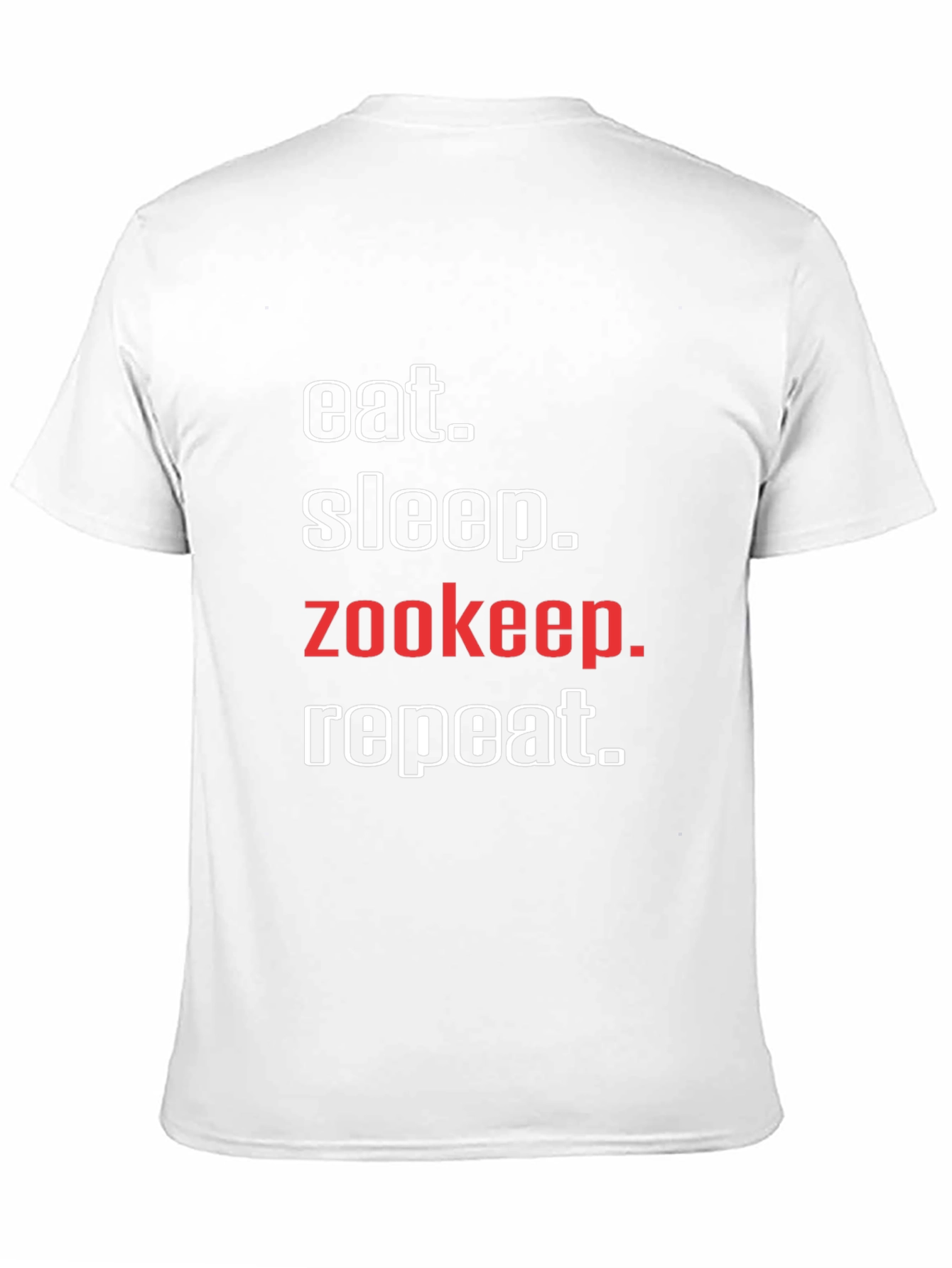 Eat Sleep Zookeep Repeat T-Shirt