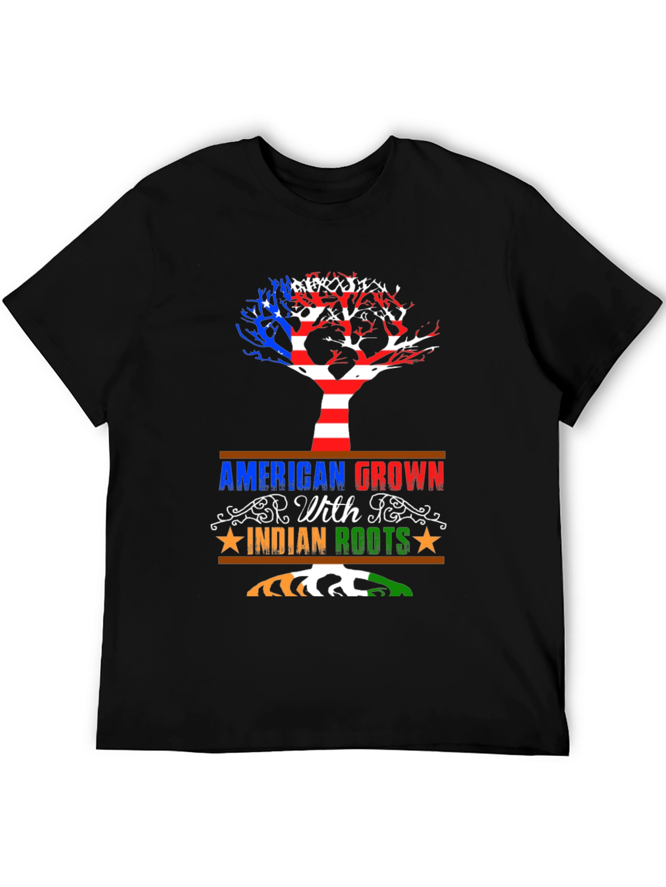 American Grown Indian Roots Graphic Tee