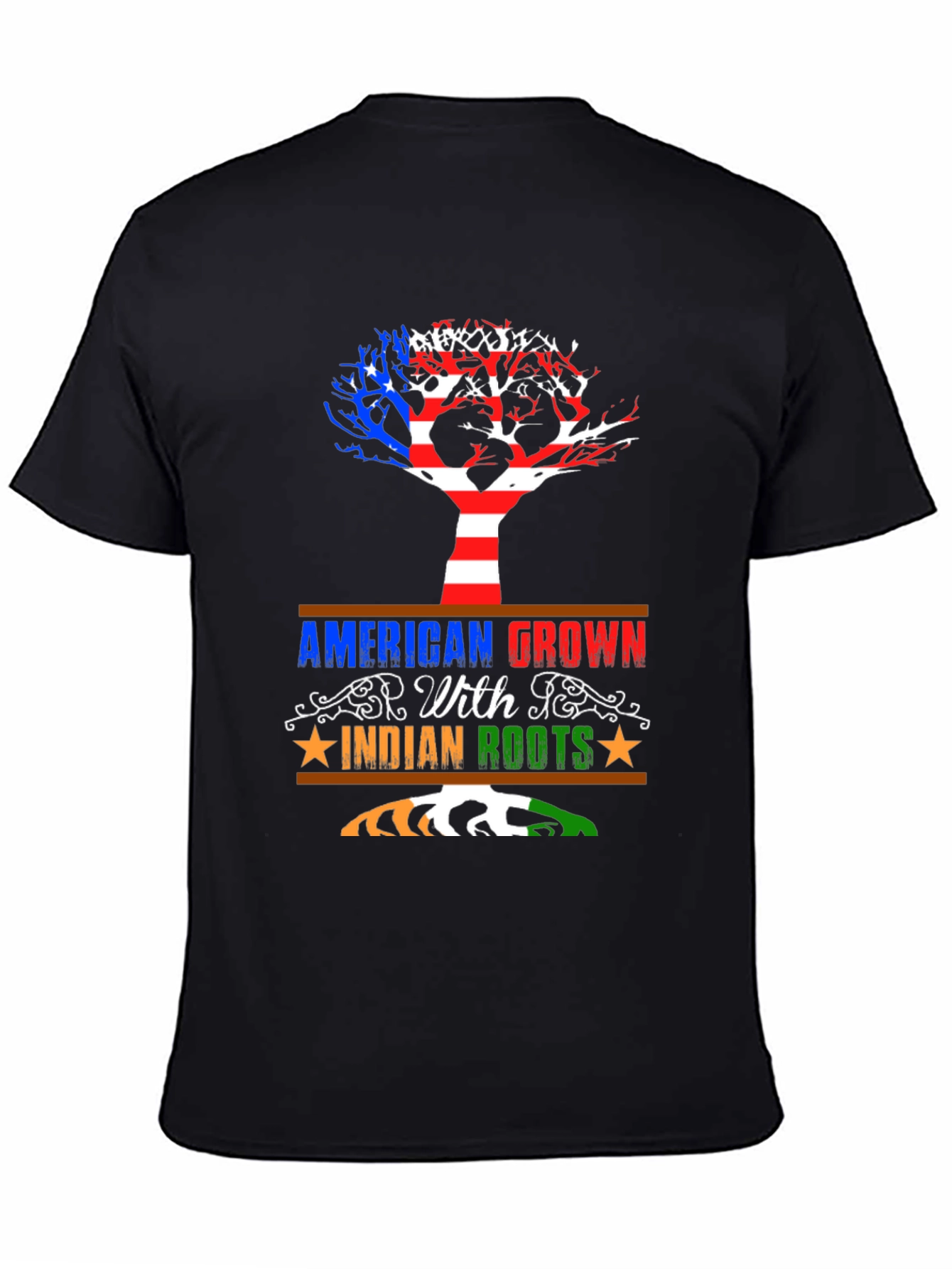 American Grown Indian Roots Graphic Tee
